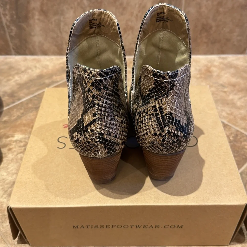 Coconuts by Matisse ‘Trader’ Brown Snake Boots—Size 9 - Picture 7 of 8